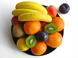 Obstschale - Obst reich an Vitalstoffen
